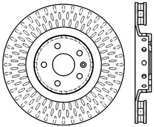 StopTech Drilled & Slotted Left Sport Brake Rotor for 2009 Cadillac CTS-V