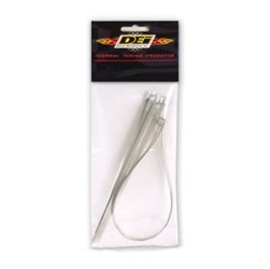 DEI Stainless Steel Locking Tie Eight 8in and Four 14in per pack