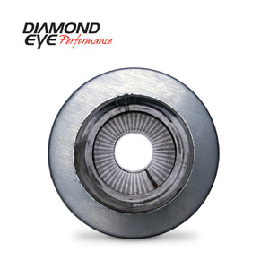 Diamond Eye MFLR 4inID SGL IN/SGL OUT 7inDIA X 20in BODY 27in LENGTH PERF SLOTTED ENDS 409 SS