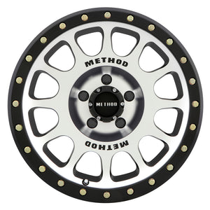 Method MR305 NV 17x8.5 0mm Offset 5x5 94mm CB Machined/Black Street Loc Wheel