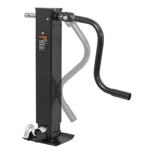 Curt Direct-Weld Square Jack w/Side Handle (12000lbs 12-1/2in Travel)