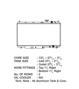 CSF 94-01 Acura Integra Radiator