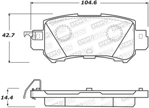 StopTech Street Brake Pads - Front