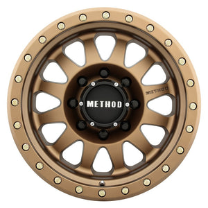 Method MR304 Double Standard 17x8.5 0mm Offset 8x6.5 130.81mm CB Method Bronze Wheel