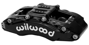 Wilwood Caliper - AT6 Lug Mount Black 1.75in/1.38in/1.38in Piston .75in Rotor - Right Side