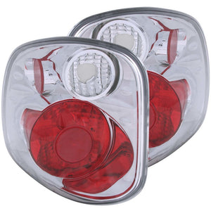 ANZO 1997-2000 Ford F-150 Taillights Chrome
