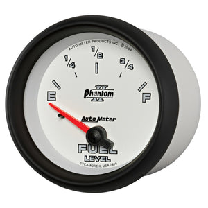 AutoMeter Gauge Fuel Level 2-5/8in. 240 Ohm(e) to 33 Ohm(f) Elec Phantom II