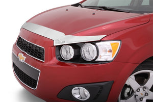 AVS 12-16 Chevy Sonic Aeroskin Low Profile Hood Shield - Chrome