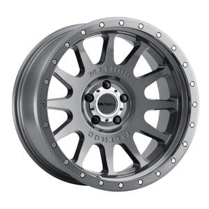 Method MR605 NV 20x10 -24mm Offset 5x5.5 108mm CB Gloss Titanium Wheel