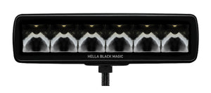 Hella Universal Black Magic 6 L.E.D. Mini Light Bar - Spot Beam