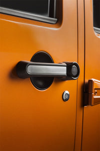 Rugged Ridge Door Handle Inserts Aluminum 07-18 Jeep Wrangler JKU 4 Door