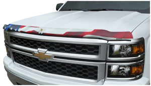 Stampede 2011-2014 GMC Sierra 2500 HD Vigilante Premium Hood Protector - Flag