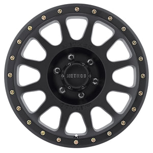 Method MR305 NV 20x10 -18mm Offset 6x135 94mm CB Matte Black Wheel