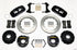 Wilwood AERO4 Rear P-Brake Kit 14.00in Ford 8.8 w/2.5in Offset-5 Lug