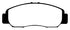 EBC 06-11 Acura CSX (Canada) 2.0 Redstuff Front Brake Pads
