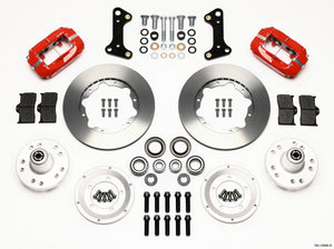 Wilwood Forged Dynalite Front Kit 11.00in Red 67-69 Camaro 64-72 Nova Chevelle