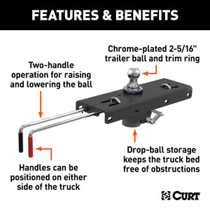 Curt Quick Goose II Gooseneck Hitch