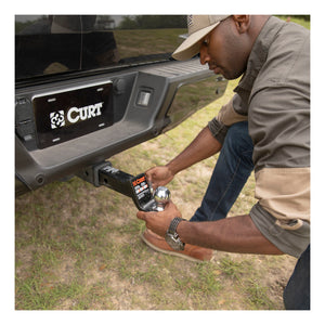 Curt Loaded Ball Mount w/2in Ball (2in Shank 7500lbs 2in Drop)