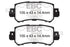 EBC 12+ Mazda CX-5 2 Redstuff Rear Brake Pads