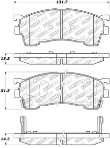 StopTech Street Select Brake Pads - Rear