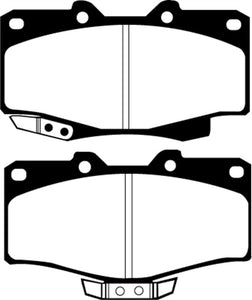 EBC 90-91 Toyota 4 Runner 2.4 Yellowstuff Front Brake Pads