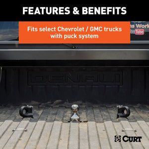 Curt 2-5/16in OEM-Style Gooseneck Hitch Ball