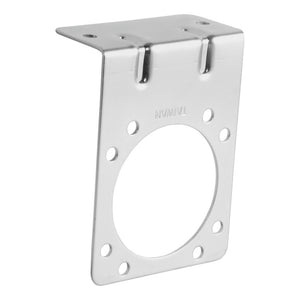 Curt Connector Mounting Bracket for 7-Way RV Blade (Zinc)