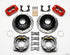 Wilwood Dynapro Low-Profile 11.00in P-Brake Kit Drill-Red Big Ford 2.36in Offset