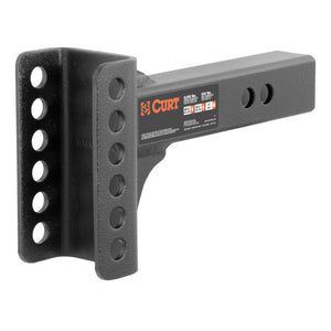 Curt Replacement 2in Adjustable Channel Mount Shank (6000lbs)