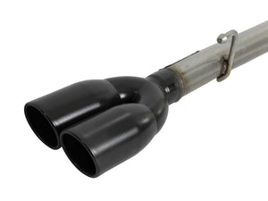 aFe Gemini XV 3in 304 SS Cat-Back Exhaust w/ Cutout 19-21 GM Silverado/Sierra 1500 V8- w/ Black Tips