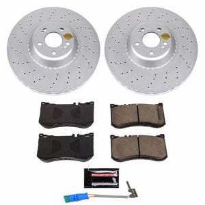 Power Stop 18-21 Mercedes-Benz S560 Front Z23 Coated Brake Kit