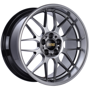 BBS RG-R 19x9.5 5x114.3 ET22 Diamond Black Wheel -82mm PFS/Clip Required