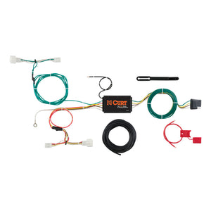 Curt 16-19 Honda HR-V Custom Wiring Harness (4-Way Flat Output)