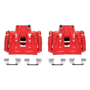 Power Stop 12-17 Chrysler 300 Front Red Calipers w/Brackets - Pair