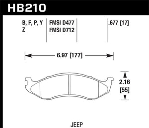 Hawk LTS Street Brake Pads