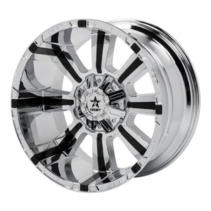 RBP 94R 22x12 8x170 BP / 4.75 BS -44mm Offset 129mm CB (Hub Centric) Chrome w/Blk Inserts Wheel