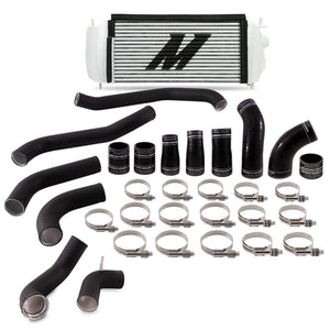 Mishimoto 2017+ Ford F150 3.5L EcoBoost Performance Intercooler Kit - Silver Cooler Black Pipes