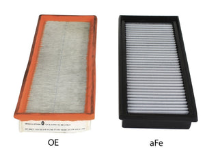 aFe MagnumFLOW OEM Replacement Air Filter Pro DRY S 12-14 Fiat 500 L4 1.4L