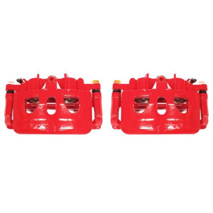 Power Stop 13-17 Ford Explorer Front Red Calipers w/Brackets - Pair