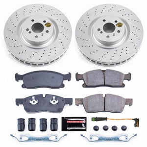 Power Stop 13-16 Mercedes-Benz GL450 Front Z23 Coated Brake Kit