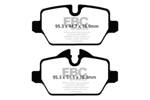 EBC 10+ Mini Countryman 1.6 Cooper Yellowstuff Rear Brake Pads