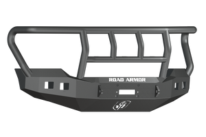 Road Armor 11-16 Ford F-250 Stealth Front Winch Bumper w/Titan II Guard Wide Flare - Tex Blk