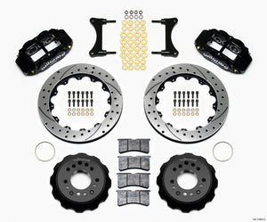 Wilwood Narrow Superlite 6R Front Hat Kit 12.88in Drilled 93-96 Mazda RX7