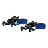 Curt 16ft Blue Cargo Straps w/J-Hooks (733lbs 2-Pack)