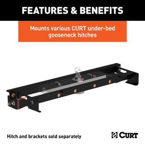 Curt 04-14 Ford F-150 Under-Bed Gooseneck Installation Brackets