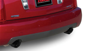 Corsa 05-07 Cadillac STS 4.6L 2.5in Axle-Back Dual Rear w Single 4in Black Pro-Series Tips