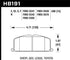 Hawk 87 Toyota Corolla FX16 HP+ Street Front Brake Pads