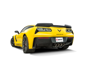 Akrapovic 14-17 Chevrolet Corvette Z06 (C7) Slip-On Line (Titanium) w/ Carbon Tips