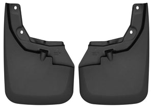 Husky Liners 16-22 Toyota Tacoma w/ OE Fender Flares Custom Molded Front Mud Guards - Black