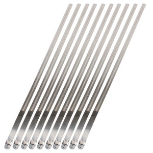 DEI Stainless Steel Positive Locking Tie 1/2in (12mm) x 20in - 10 per pack